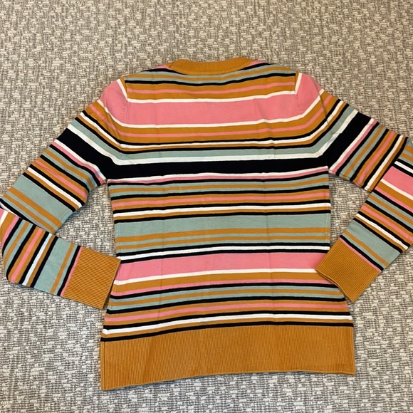 JoosTricot Striped crewneck long sleeve sweater, M - Picture 7 of 7